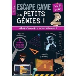 Escape game des petits génies de la 5e à la 4e - Grand Format