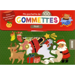 Ma pochette de 100 gommettes Noël - Grand Format