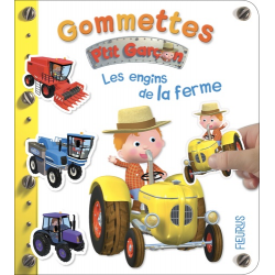 Gommettes les engins de la ferme - Grand Format