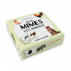 Jeu de mimes Les animaux - Avec 24 cartes