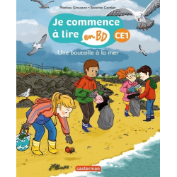 Je commence à lire en BD - Tome 4 - Une bouteille à la mer