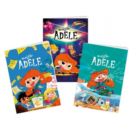 Les cahiers de Mortelle Adèle - Pack en 3 volumes