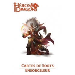 Héros & Dragons : Cartes de sort Ensorceleur