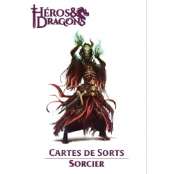Héros & Dragons : Cartes de sort Sorcier