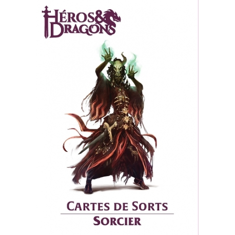 Héros & Dragons : Cartes de sort Sorcier