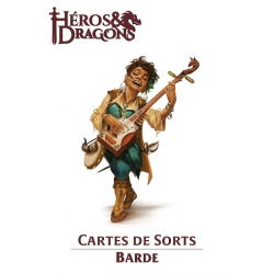 Héros & Dragons : Cartes de sort Barde