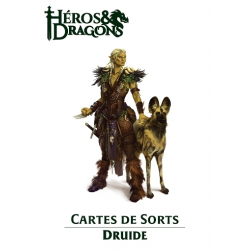 Héros & Dragons : Cartes de sort Druide