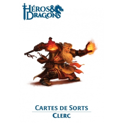 Héros & Dragons : Cartes de sort Clerc