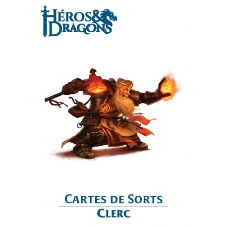 Héros & Dragons : Cartes de sort Clerc