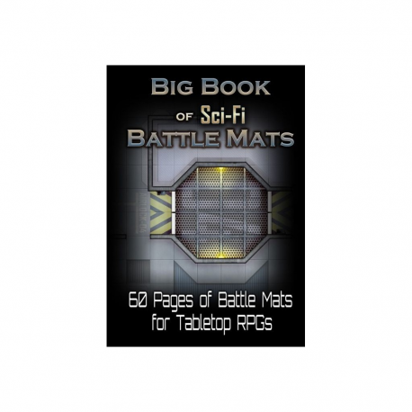 Livre plateau de jeu : Big Book of Sci-Fi Battle Mats (A4)