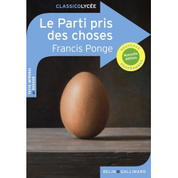 SCOLAIRE - Le parti pris des choses - Poche