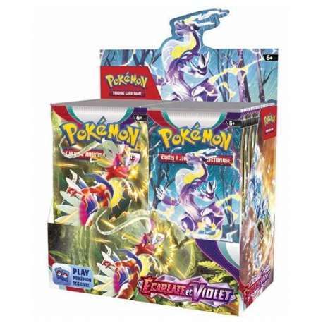 Boîte de 36 Boosters Pokémon EV01 - Ecarlate et Violet