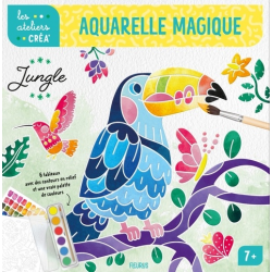 Aquarelle magique Jungle - Grand Format