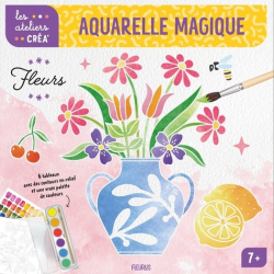 Aquarelle magique Fleurs - Grand Format