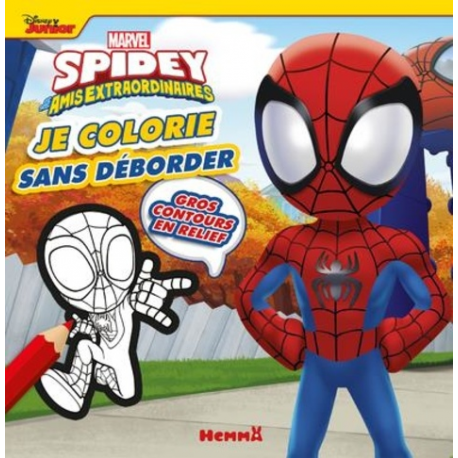 Je colorie sans deborder Marvel Spidey et ses amis extraordinaires - Album