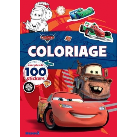 Disney Pixar Cars coloriage avec plus de 100 stickers - Album