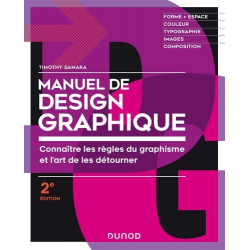 Manuel de design graphique - Connaître les règles du graphisme et l'art de les détourner - Grand Format