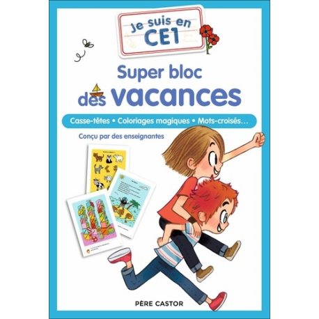 Je suis en CE1 - Super bloc des vacances - Grand Format