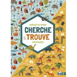 Cherche et trouve - animaux du monde et dinosaures