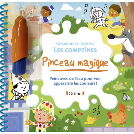Pinceau magique - Cherche-et-trouve - les comptines