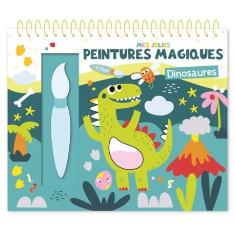 Dinosaures - Avec 1 pinceau - Grand Format