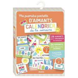 Ma première pochette d'aimants calendrier de la semaine - Grand Format