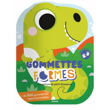 Gommettes formes - l'aventure de petit dinosaure