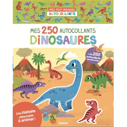 Dinosaures - 250 autocollants - Album