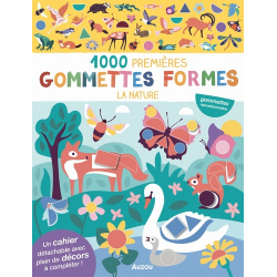 1000 gommettes formes. La nature - Album