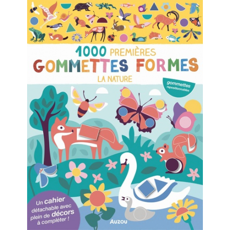 1000 gommettes formes. La nature - Album