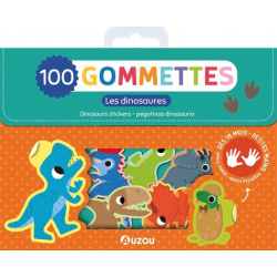 Les dinosaures - 100 gommettes - Album