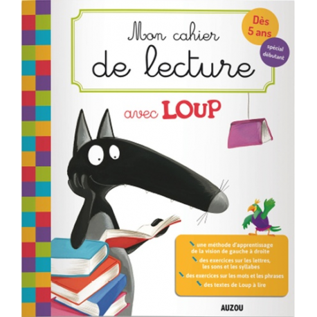 Mon cahier de lecture avec Loup - Grand Format