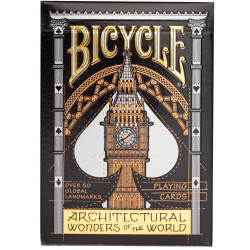 Jeu de 54 cartes : Bicycle Ultimates - Architectural Wonders of the World