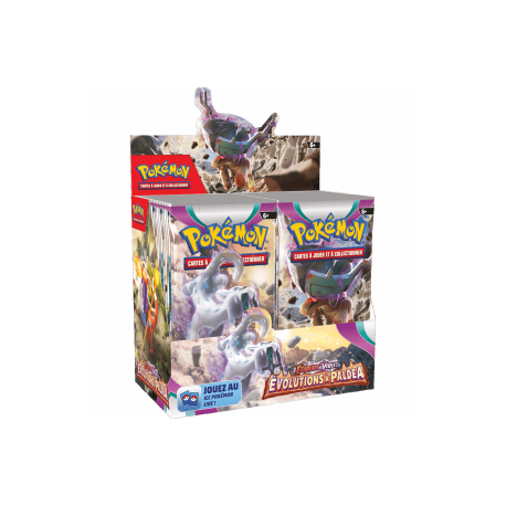 Boîte de 36 Boosters Pokémon EV02 - Evolutions à Paldea