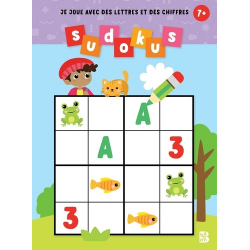 Sudokus - Je joue avec des lettres et des chiffres - Grand Format