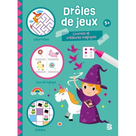 Licornes et créatures magiques - Drôles de jeux - Grand Format