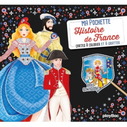 Histoire de France - Avec 5 cartes à gratter scintillantes- 5 cartes à colorier- 1 pique en bois