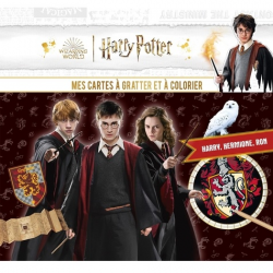 Harry Potter- mes cartes à gratter - Harry- Hermione- Ron