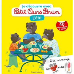 Je découvre l'été avec Petit Ours Brun - Avec 40 autocollants à placer - Album