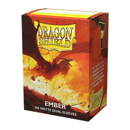 100x Dragon Shield MATTE - MTG 63.5x88 EMBER