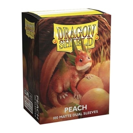 100x Dragon Shield DUAL MATTE - MTG 63.5x88 PEACH