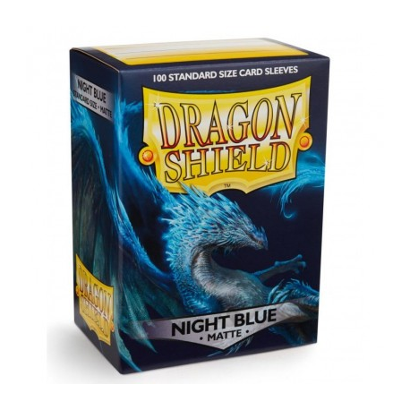 100x Dragon Shield MATTE - MTG 63.5x88 NIGHT BLUE
