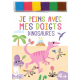 Je peins avec mes doigts dinosaures