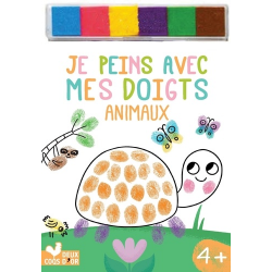Je peins avec mes doigts animaux