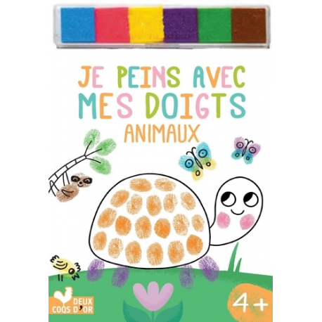 Je peins avec mes doigts animaux