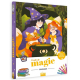 Coloriages École de magie - pochette 6 feutres pailletés