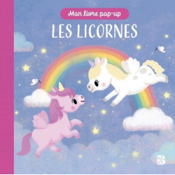 Ballon + Livre pop-up Les licornes